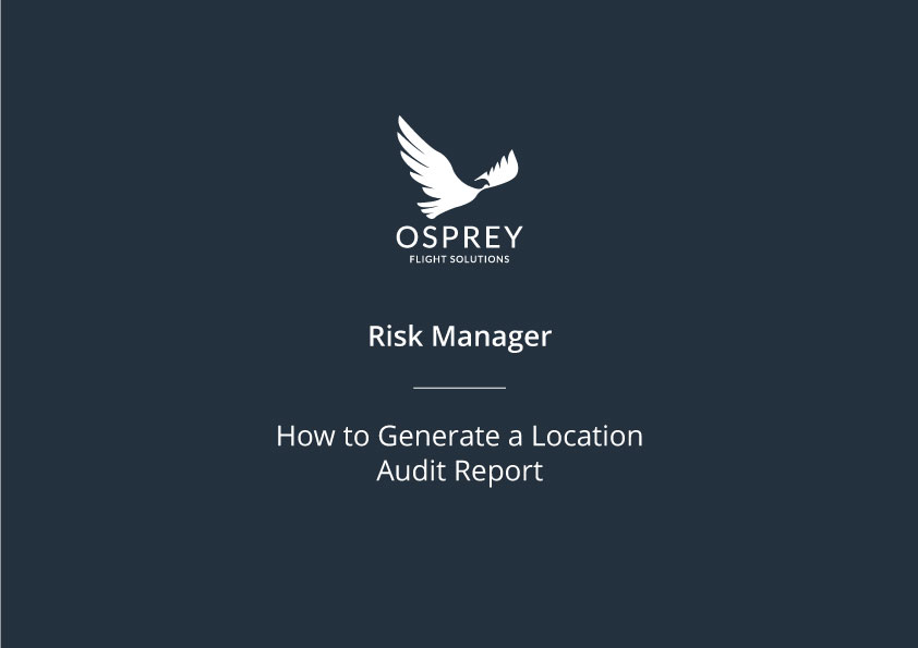 How to Generate a Location Audit Report