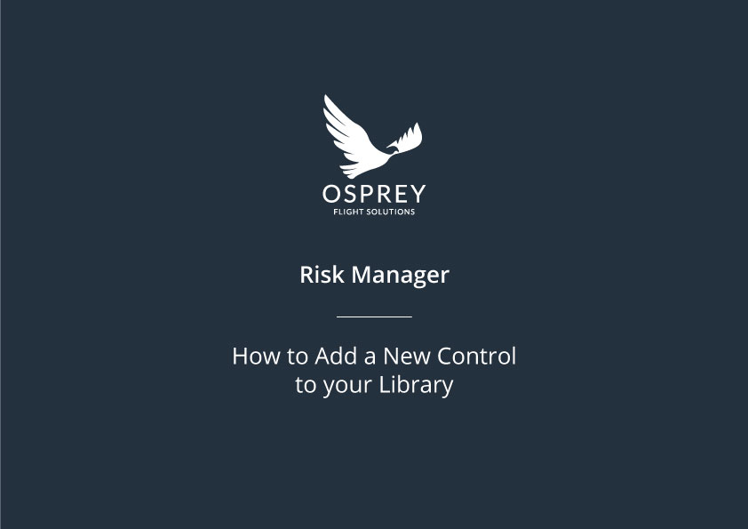 How to Add a New Control to your Library